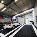 Modular Grid Interlocking Modern Decking Parking Floor Tiles-Durable 18mm PP Splicing Mats for Leisure Facilities & Carwash