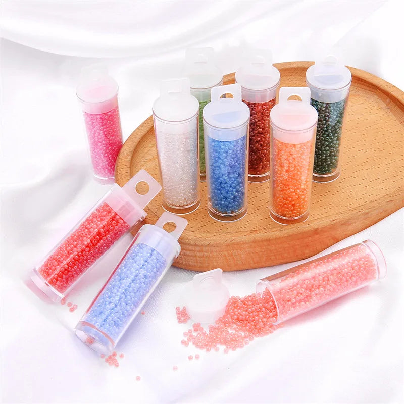 Wholesale 1500pcs 2mm Glass Seed BeadsPony Bead Mini Spacer Beads for Jewelry Making