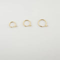 Classical Geometric Ear Clip Children's Shape Jewelry Supplies Making Accessories Brass 18K Plated Gold European Style Charm