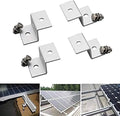 Factory Silver Solar Clamp Z Mounting Bracket for Fixing Z Nut Kit for RV or Any Flat Roof Solar Panel Mounting