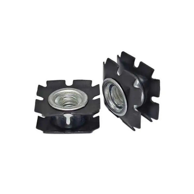 OEM 304  603 Stainless Steel Brass Bronze SECC SPCC Aluminum Alloy Zinc Alloy Spring Steel Nitinol Star Nut M6 M8