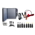 Trisinger Dual USB 105W Monocrystalline Battery Charger Sunpower Folding Solar Panel for RV Camping