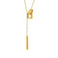 Competitive Square Tassel Color Fast Jewelry Necklace Simple Stainless Steel Necklace