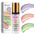 Ikzee Private Label Cosmetics SPF 50 Sunscreen Isolation Cream Custom Hydrating Waterproof Best Makeup Base Face Primer