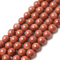 Wholesale Natural Gold Sandstone round Loose Beads for Jewelry Making DIY Stone Beads