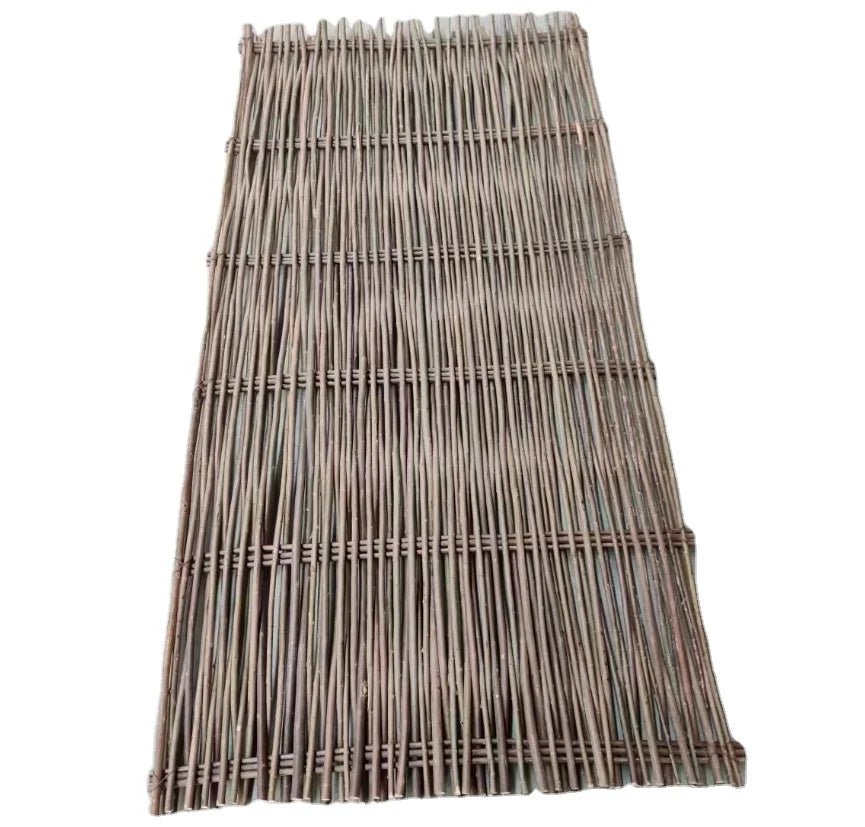 KNITTED FENCE/natural Willow Fence/Willow Screening Various Natural Materials for Fences and Hedges