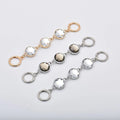 Meetee B-C190 Cross-body Shoulder Strap Replacement Bag Chain Rhinestone Underarm Bag Extension Chain