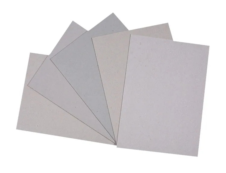 Cheap Price Eco-friendly Recycled 200-1200 Gsm High Bulk Grey Cardboard Grey Paper Board Gray Cardboard