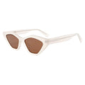 Benyi Wholesale Retro Cat Eye Custom Logo Sunglasses 2025 OEM Comfortable Acetate Polarized Lenses Brown Blue Gray for Men