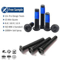 ISO 7380 Carbon Steel Galvanized Hexagon HEX Socket Round Button Head Allen Screw Black