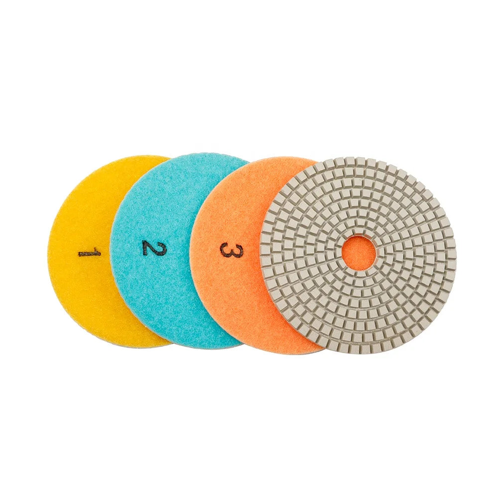 TRUE SHINE 125mm 5 Inch Customizable Diamond Polishing Tools for Stone OEM Supported