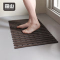 SHIMOYAMA House Hotel Bath Mat Anti-Slip Rollable Storage Pad with High-Efficiency Drainage Super Absorbent