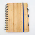 Eco Friendly Popular Customised Bamboo Notebook with Pen and Pen Gift Set for Meeting
