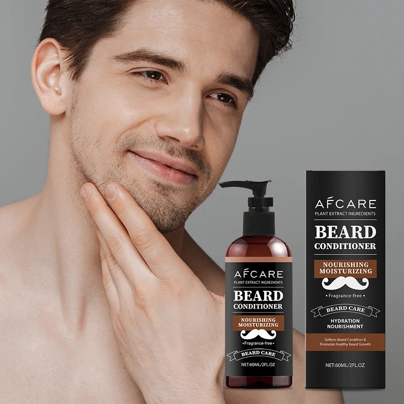 Private Label Vegan Herbal Beard Balm Organic Plant Extract Jojoba Seed Oil & Non-greasy Conditioner Softening Nourishing