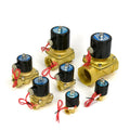 Solenoid Switch Control Valve Diaphragm 1 Inch Brass NC 2W250-25 Normally Closed 25mm 1" Electric 220 Volt Water Valve Solenoid