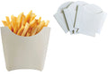 Custom Package White Kraft Disposable Paper Box for French Fries Box