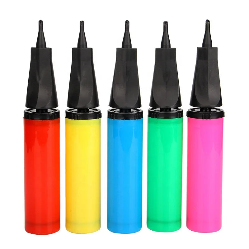 Air Pump Air Column Bag Roll Inflatable Bubble Bag Tube Balloon Swimm Ring Hand Push Pump Wedd Birthday Party Decoration Supplie