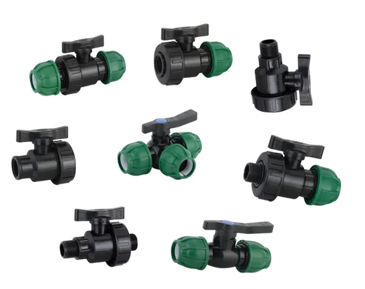 Wholesale Price Ball Valve Irriplast Brand China Factory Irrigation Plastic PP Single Union Ball Valve for Watering System