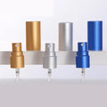 13mm 13/410 Matte Silver Matt Golden Matt Black Metal Aluminum Fine Mist Water Perfume Sprayer with Aluminum Over Cap