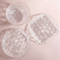 Unbreakable Eco-Friendly Wedding Decoration Charger Plate Gold Inlay Glass Plates Wholesale
