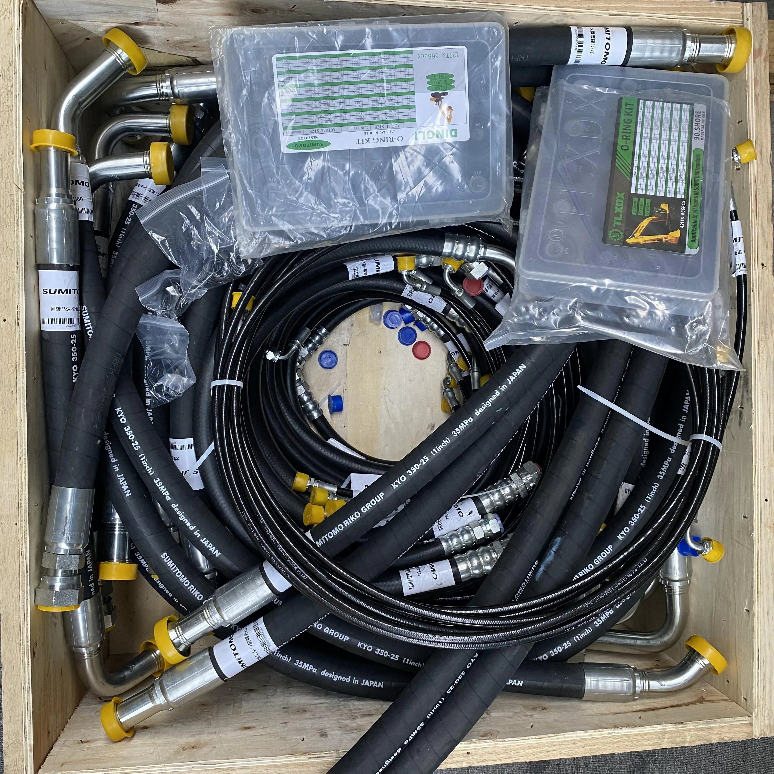 ODM Factory-made Lowest Price  Excavator Hydraulic Hose with Fitting for Sumitomo SH350-5