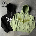 Clothing Manufacturer Mens Y2k Hoodie French Terry Cotton Streetwear Pullover Hoodie 1/4 Half Zip Screen Printing Hoodie
