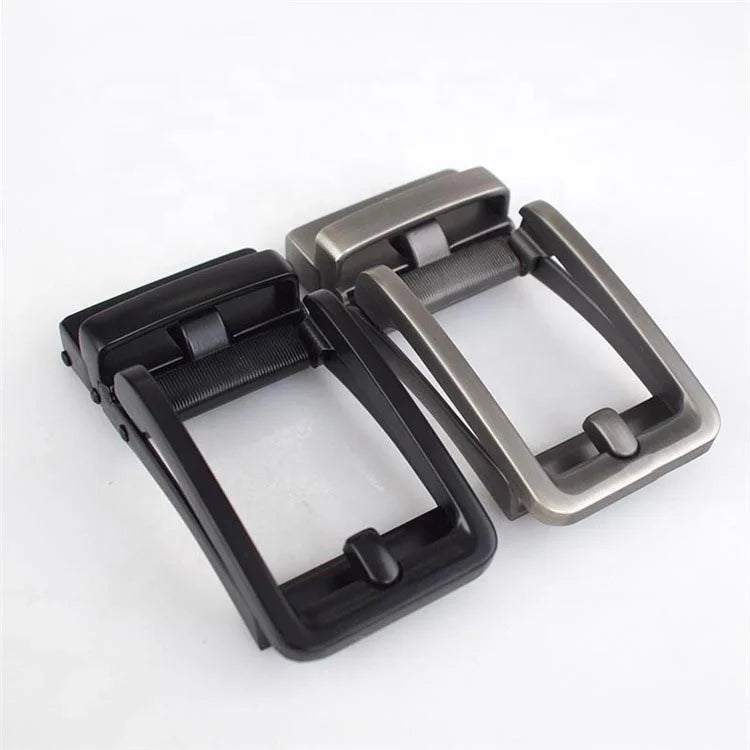 Meetee KY219 36mm Automatic Pin Buckle Alloy Waistband Buckle for Men's Business Clothing