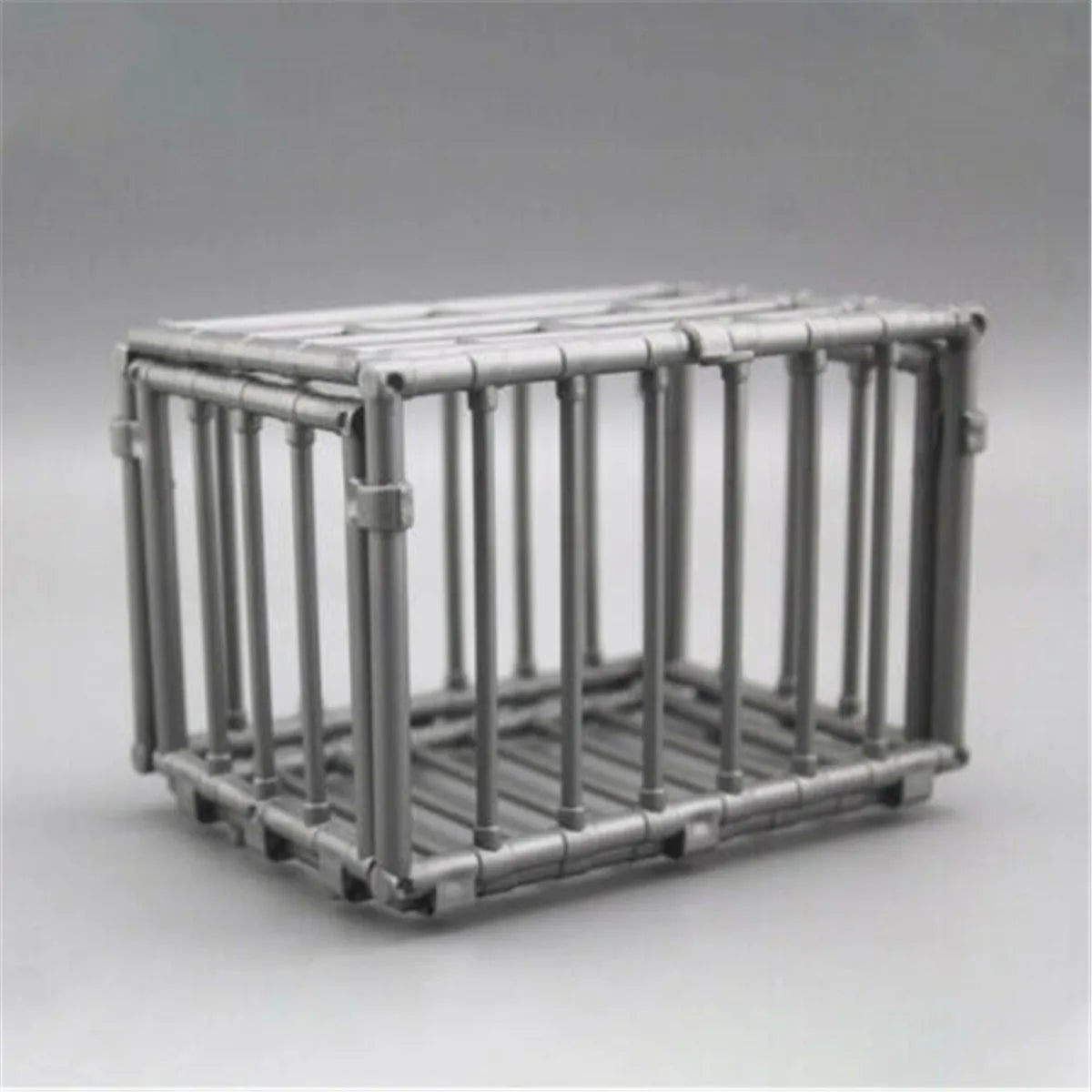 1/6 Scale Scene Plastic Animal Cage Model for 12'' Action Figure Toys Diagram