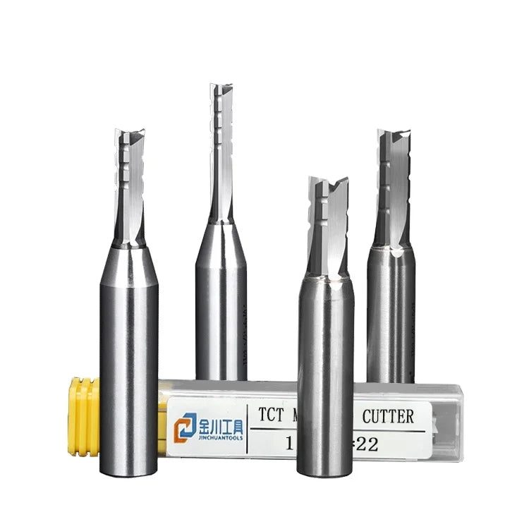 Jinchuan TCT Carbide Tipped End Mill 3-Flutes Chipbreak Rougher 12.7mm Shank Durable Wood Router Bits for Cutting Machine ODM