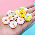 Hot Sale so Cute Matte Donuts Resin Craft Decor Eco Friendly Mini Resin Crafts for Gifts