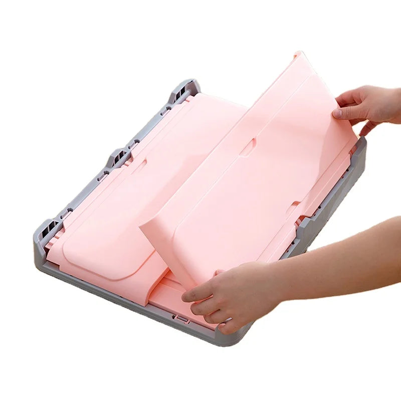 Plastic Bin Storage Folding Storage Box Toy Storage Organizer Container for Clothes Sundries