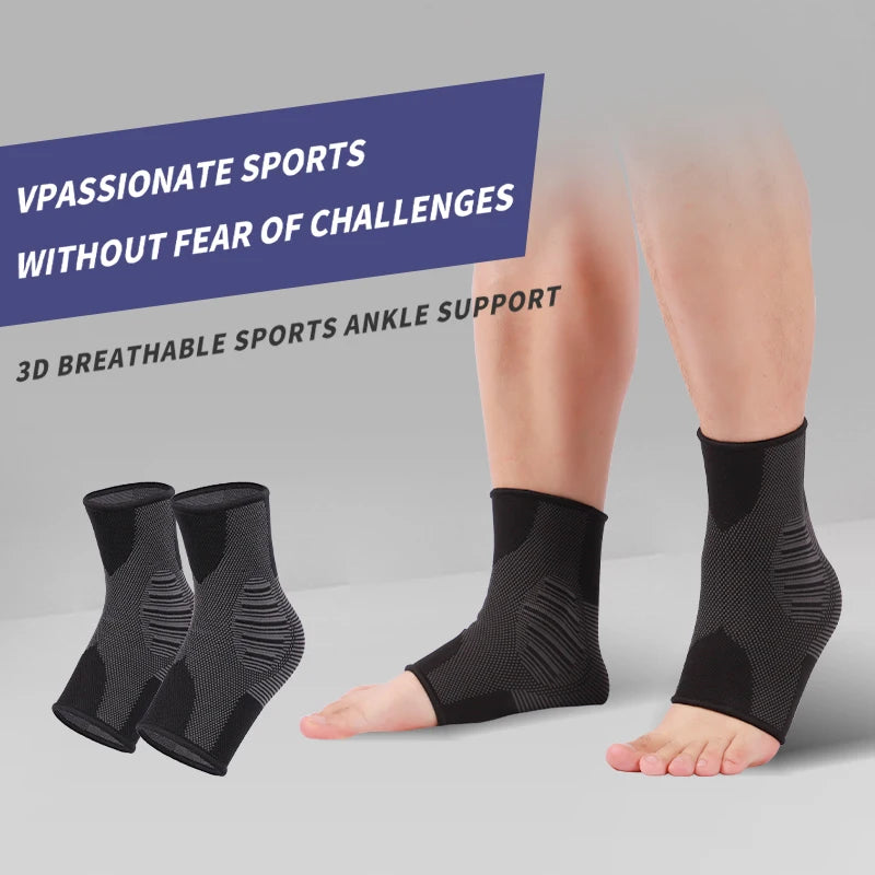 3028#Sporty Adjustable Ankle Support Compression Ankle Sleeve Ankle Brace Protect Protector