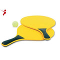 Custom 6mm and 8mm Wooden Beach Paddle Racket Tennis Racket Bat Set Beach Paddle Ball Set of 38x24x0.6cm
