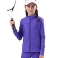 Autumn New Children's Yoga Long Sleeve Zipper Cardigan Outerwear Girls' Outdoor Sports Training Workout Clothes