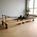 Home Use Folding and Lightweight Pilates Train Develop a Graceful Physique Maple Wood Reformer Pilates Device