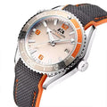 PAULAREIS Trend Fashion Color Blocking Woven Strap Mechanical Watches for  Men Luxury Waterproof Mens Sport Automatic Watch
