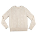 Custom Heavyweight Aran Sweater Factory Irish Fisherman Cable Knit Pullover Merino Wool Blend Pullover Heritage Knitwear