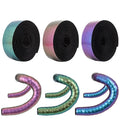 Sweat Absorption Non Slip Aurora Color Changing Strap Reflective Bicycle Bar Tape Bicycle Handlebar Tapes