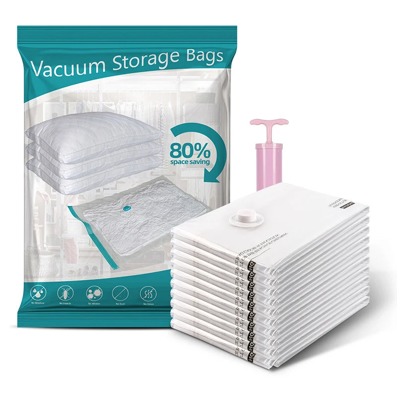 Bedding Storage Bag Plastic Vacuum Sealer Bags Vacuum Packing with Pump