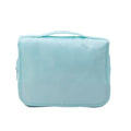 Travel Fashionable Polyester Toiletry Bag with Zipper Closure Hanging Cosmetic Bag with Hook