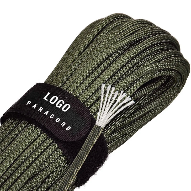 Camping Tactical Jungle Color 2mm 3mm 4mm 5mm Parachute Cord 100lbs 425lbs 550lbs 620lbs 750lbs Paracord