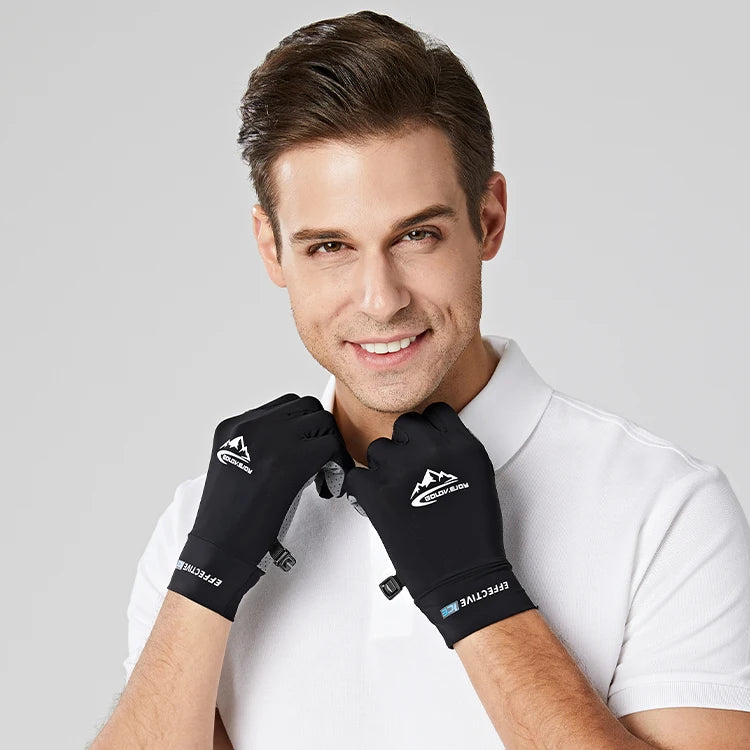 For XG23 UV Protection Lightweight Anti-Slip Golf Cycling Gloves for Summer Gym & Fishing Use Unisex