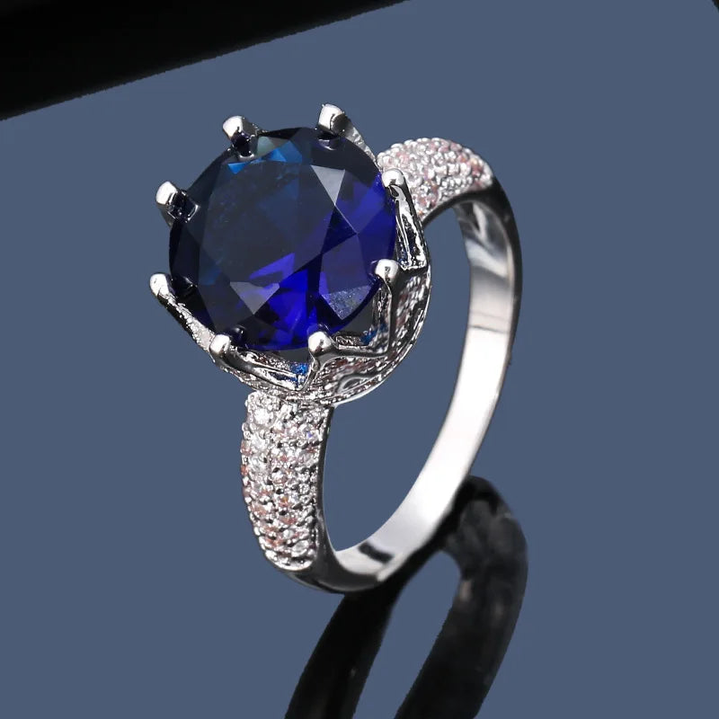 DD20311 Fashion Cubic Zircon Finger Rings Women Classic Wedding Rings Jewelry Wholesale
