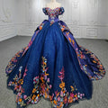 Perfect Party Dresses Satin Ball Gown Sweetheart Short Sleeves Bridal Dress Flowers 9960