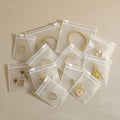 Wholesale Bulk Custom Logo Support Matt Pvc Plastic Zip Lock Zipper Bag Bags for Jewelry Card Packaging Rich Sizes