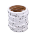 Size Number Clothing Labels Size Woven Labels Clothing Size Tag Neck Label for Garment in Stock