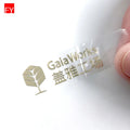 Custom logo Stickers Uv logo Transfer Stickers Gold Foil Metal Transfer Sticker