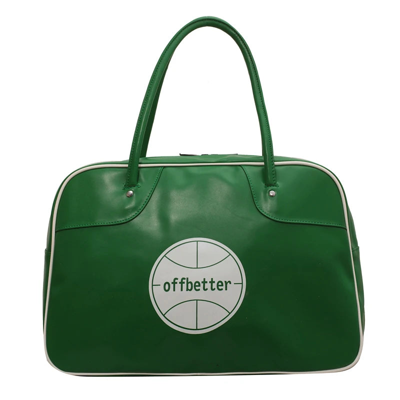 Wholesale Multi Color Outdoor Large Capacity Women Men Custom Logo Printed PU Leather Waterproof Duffel Travel Bag