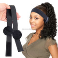 Wholesale Custom Logo Elastic Lace Melting Belt Band Wrap Slayer Wig Grip Wigs Edges Melt Band with Ear Protector for Wigs