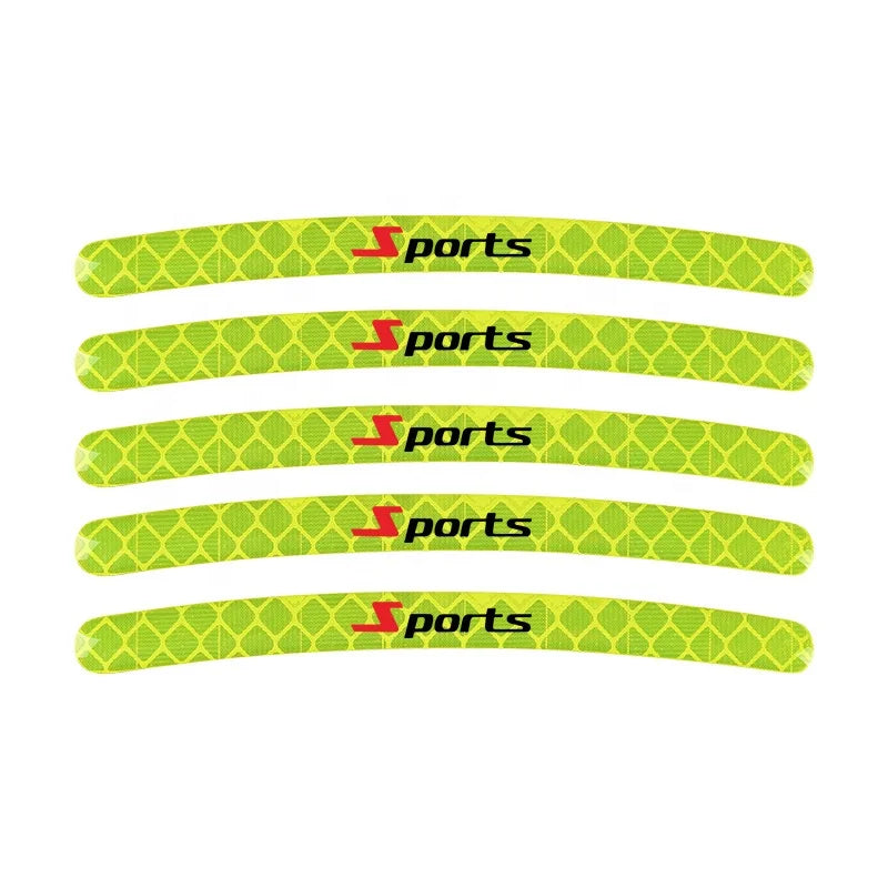 Customizable Micro Prismatic Reflective Sheeting Printable PET Rim Tape for Cars Wheels